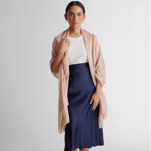 NWOT Quince Pink Scarf